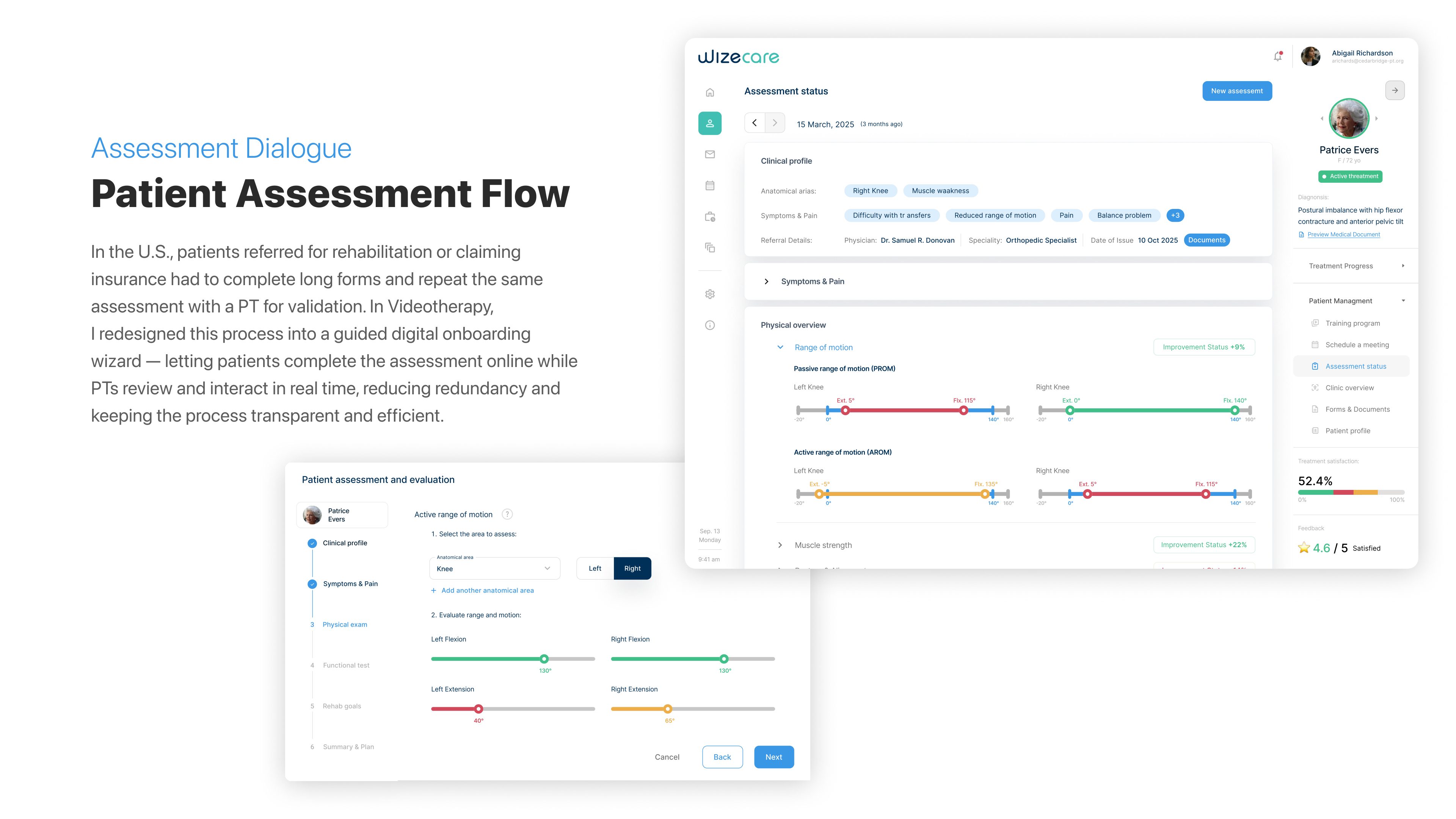 Patient assessment flow